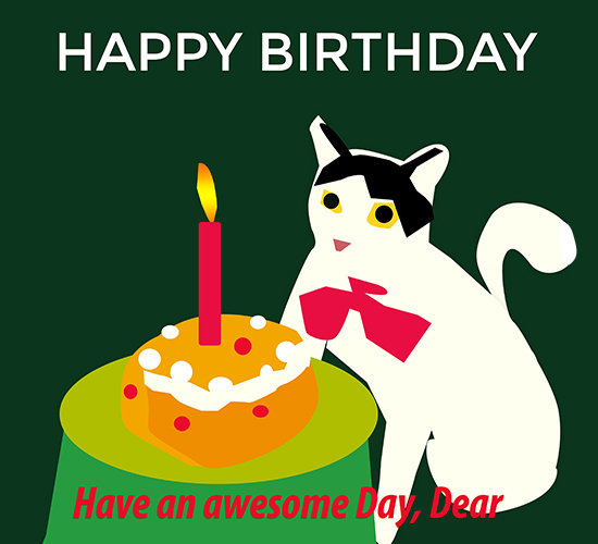 Happy Birthday, Dear, Says Kitty.