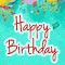 Colorful Happy Birthday Card.