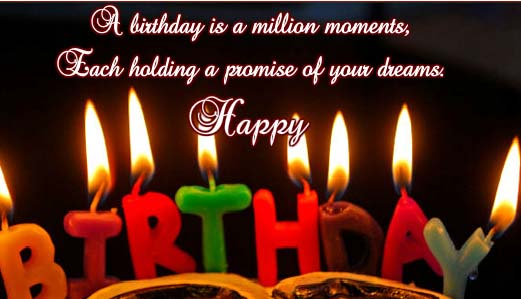 A Birthday Is A Million Moments. Free Happy Birthday eCards | 123 Greetings