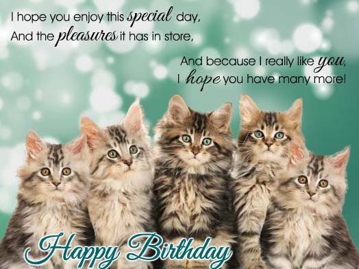 Singing Birthday Kitties. Free Happy Birthday eCards, Greeting Cards ...