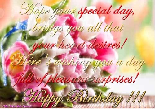 I Wish You A Happy Birthday And More. Free Happy Birthday eCards | 123 ...
