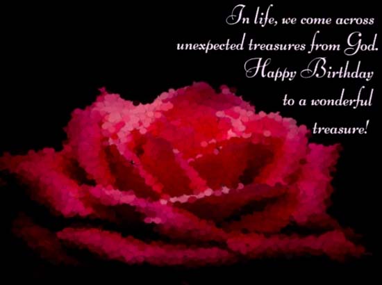 Happy Birthday Wonderful Treasure. Free Happy Birthday eCards | 123 ...