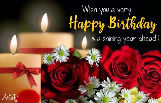 Showering Birthday Wishes & Blessings. Free Happy Birthday eCards | 123  Greetings