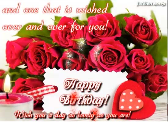Bright Roses For Someone Special! Free Happy Birthday eCards | 123 ...