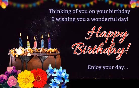 Colorful And Sparkling Birthday Wish! Free Happy Birthday eCards | 123 ...