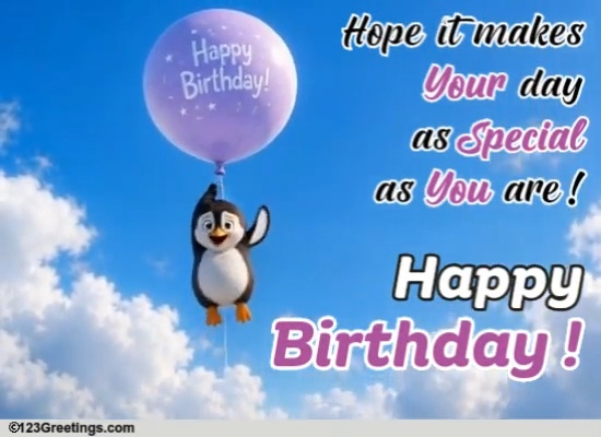 A Birthday Wish Floating...