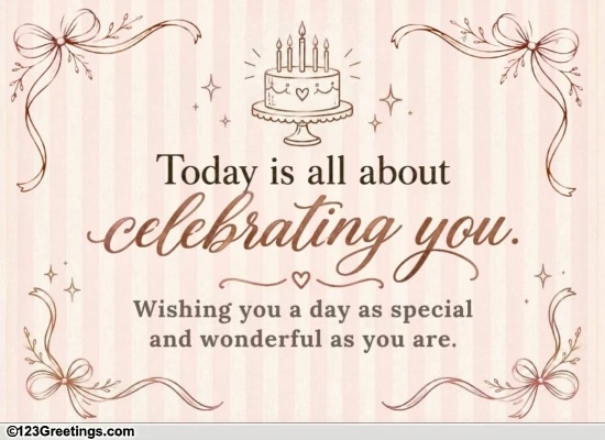 A Special Celebratory...