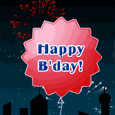 A B&apos;day Wish With Sparkles!