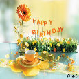 Birthday Wishes With Flowers.