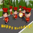Happy Birthday Marching Band.
