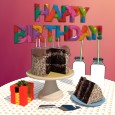 Happy Birthday Cake Slice.