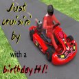 Happy Birthday Cruising Cart.