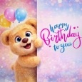 Send Cute Teddy Birthday Ecard