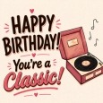 A Fun Retro Themed Birthday Wish