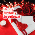Romantic Birthday Greetings Sweetheart