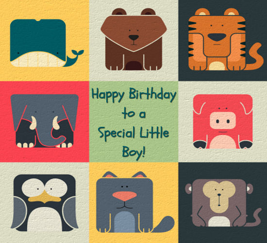 Happy Birthday To Special Little Boy.