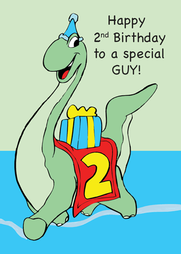 2nd Birthday Dinosaur.