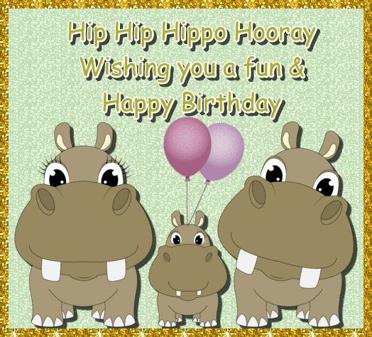 Hippo Hippo Hooray.