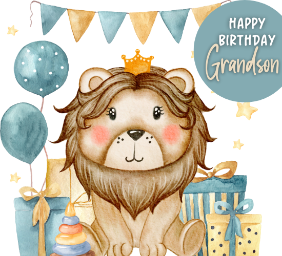 Birthday Card For Your Grandson.