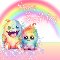 Cute Little Rainbow Monsters Birthday.