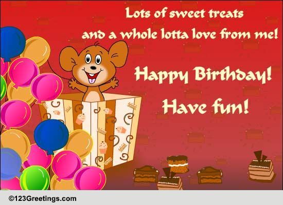 A Birthday Gift For You! Free For Kids eCards, Greeting Cards | 123 ...