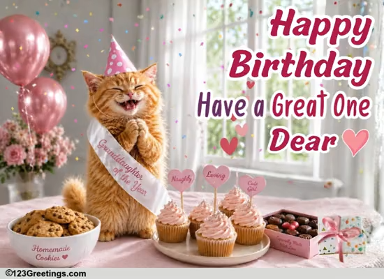 Sweet Birthday Wish For Granddaughter.