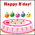 Birthday Candy Smiles Cake!