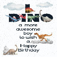 Birthday Boy Fun Dinosaurs.