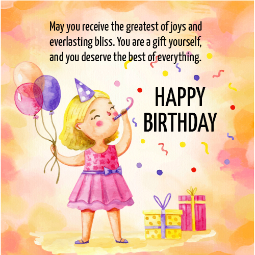 Cute B’day Message For...