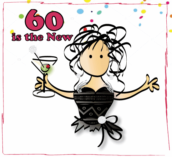 60th Birthday Ecard For Her.