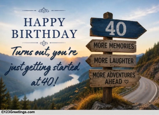 For Someone Turning 40 This Year