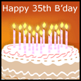 Fun 35th Birthday Wish!