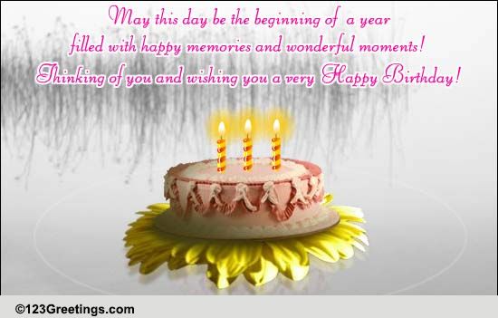 A Miss U Birthday Message... Free Miss You eCards, Greeting Cards | 123 ... Quotes About Missing Her Smile