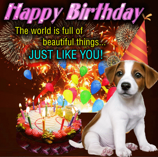 A Nice Birthday Ecard For Your Pet