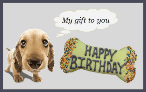 Happy Birthday Greeting For Dog Lovers.