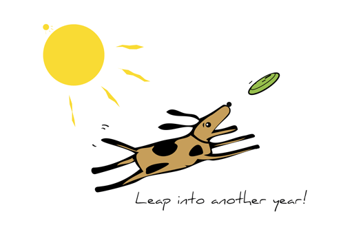 Leap Dog Birthday.