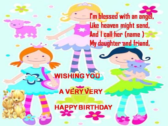 Wish Your Daughter On Her Birthday.