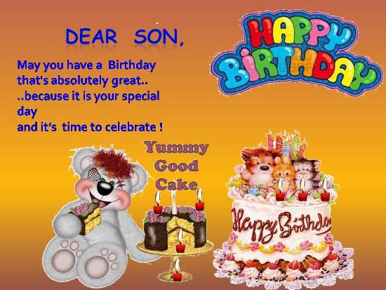 Blessings For A Son On His Birthday. Free For Son & Daughter eCards ...