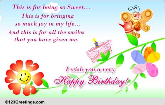 Birthday Wish For A Special Person! Free For Son & Daughter eCards ...