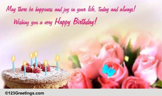 Wishing You A Very Happy Birthday! Free For Son & Daughter eCards | 123 ...