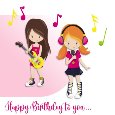 Happy Birthday Daughter Musical Card.