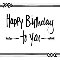 Happy Birthday To You - Arrows.