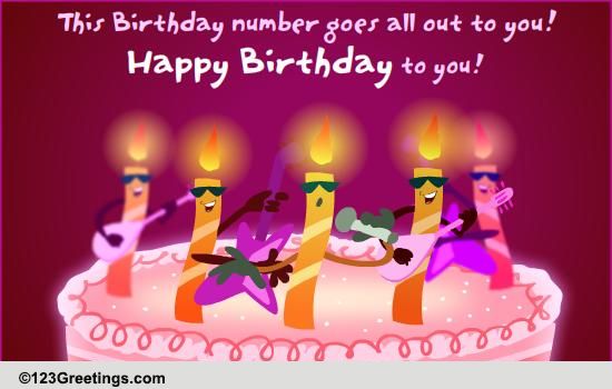 Birthday Songs Cards, Free Birthday Songs Wishes, Greeting Cards | 123  Greetings