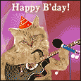 Singing Birthday Cat!