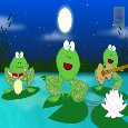 Crazy Frogs Singing Happy Birthday.