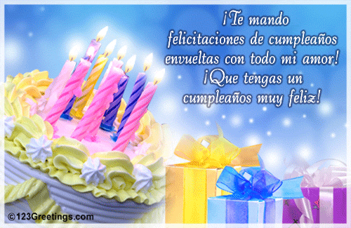 ¡felicitacioñes De Cumpleanños! Free Specials eCards | 123 Greetings