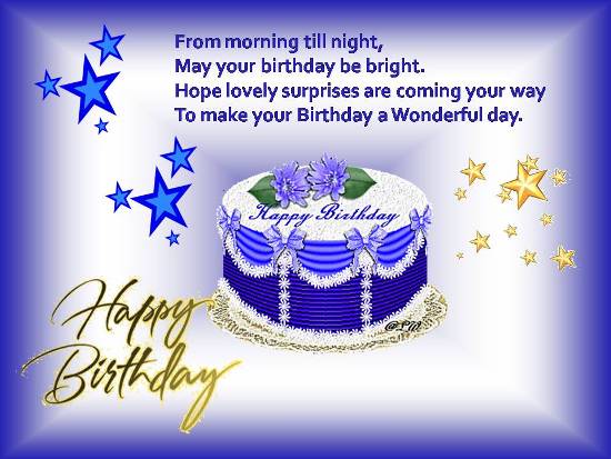 Special Birthday Wish For A Dear One.
