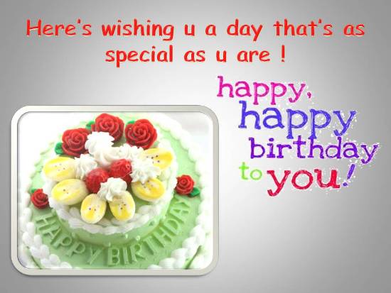 Special Birthday Msg For Loved One.