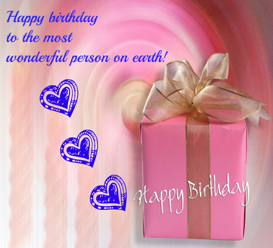 Happy Birthday With Gift And Love. Free Specials eCards, Greeting Cards
