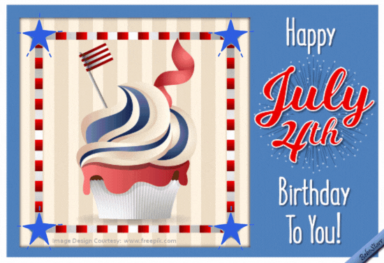 Red, White And Blue Birthday.